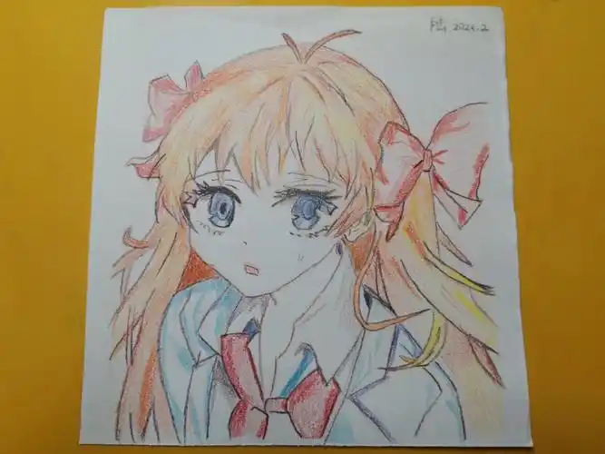 彩铅动漫临摹作品