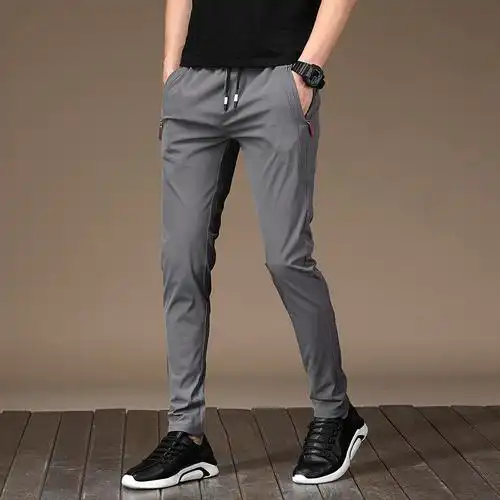 男士休闲裤运动裤宽松韩版潮流小脚休闲男裤夏裤修身裤子夏季薄款