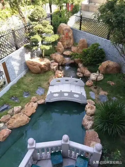 张计军庭院假山作品张计军庭院假山作品假山鱼池随地形,位置,环境的不