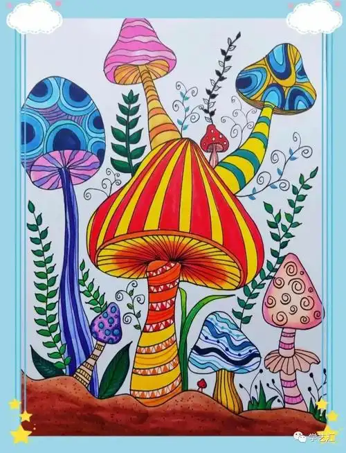 少儿主题绘画作品素材大全