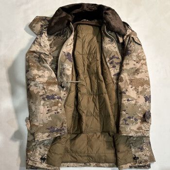 太将玖 新式星空荒漠冬季迷彩大衣男户外加厚羽绒防寒大衣