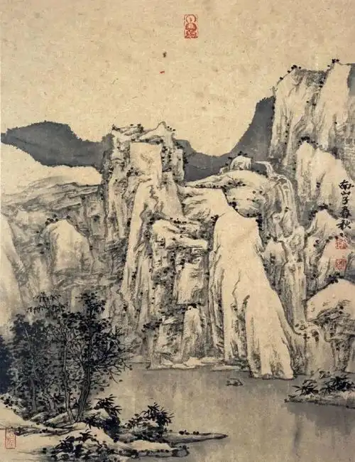 欣赏名家国画山水图片来自网络