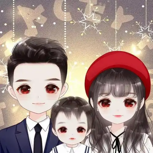 亲子头像一家三口男孩(亲子头像一家四口一男一女)