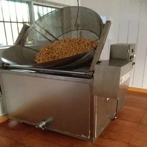 香酥挂糖麻花批量加工设备全自动油炸锅裹糖机/麻花油炸线厂家