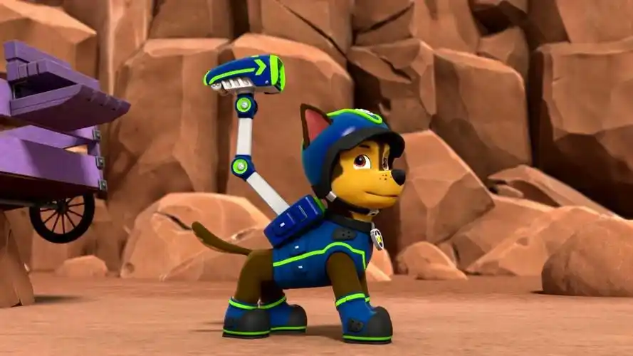 汪汪队立大功第六季阿奇用滑索帅气救援