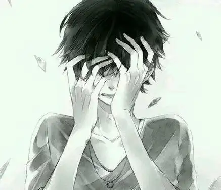 含泪水的男生眼睛头像