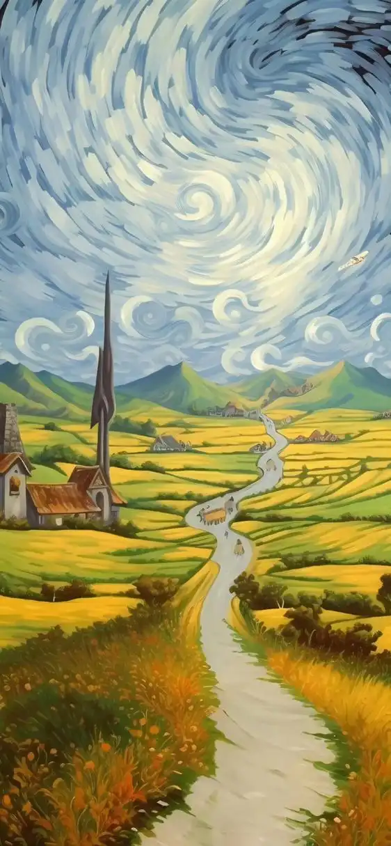 复古油画壁纸 高级唯美 满屏手机壁纸