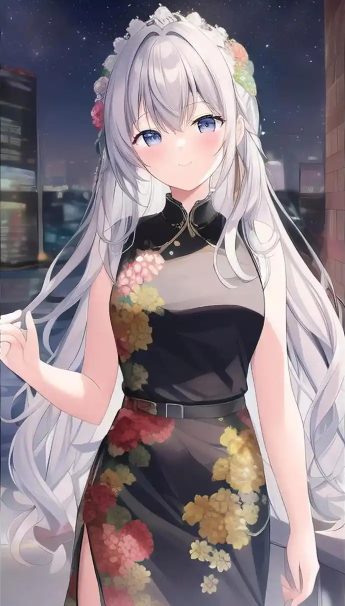 有趣表情:好看的国风旗袍动漫美女头像表情手机壁纸#动漫头像# #动漫