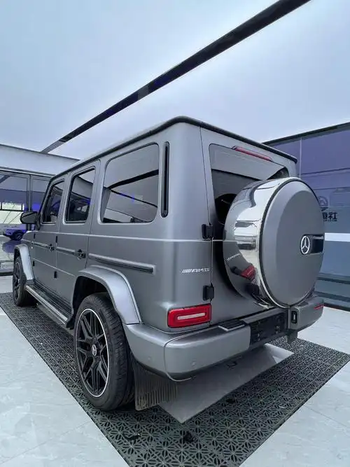 奔驰大g改色amg山灰