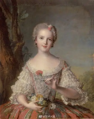 法国洛可可风格派油画宫廷贵妇肖像画欣赏2