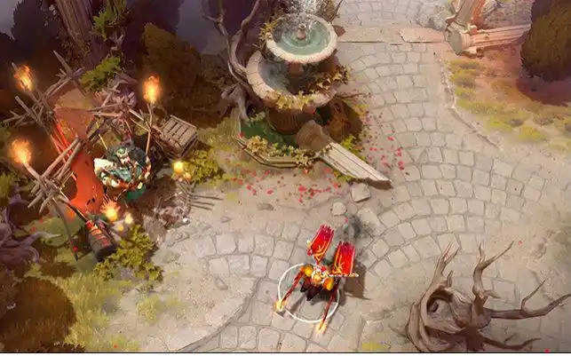 dota 2 immortal gardens terrain 不朽庭院地图