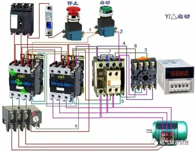 3,电动机星型和三角两种接线方法图解2,三相电中星形的接法是什么?