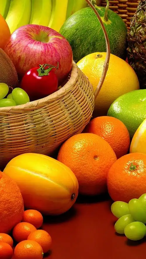 iphone 壁纸 各种水果,菠萝,瓜,葡萄,橙子,猕猴桃,苹果