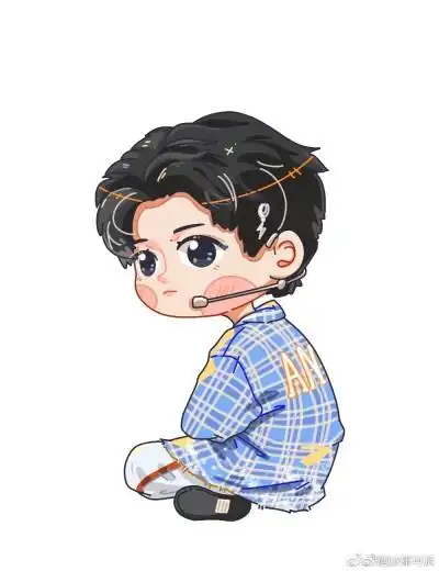 『王一博 手绘 漫画 』