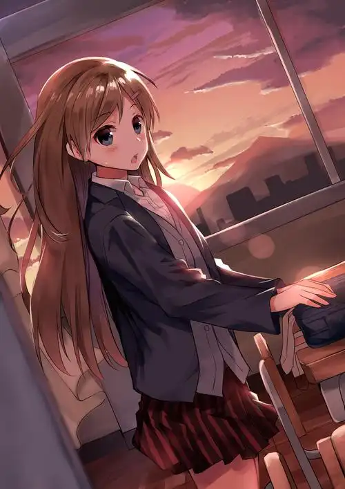 二次元 少女 校服 校园风 p站