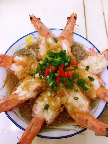 唯美食与爱不可辜负321做的蒜蓉粉丝开背虾——如何给虾开背