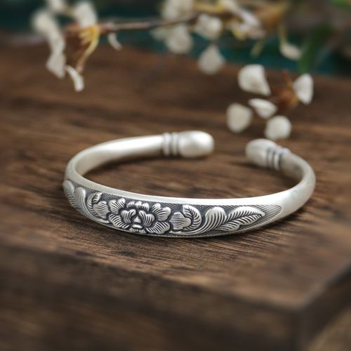 手镯银牡丹-特价促销-优惠券领取-价格|多少钱|什么牌子好-35优惠券网