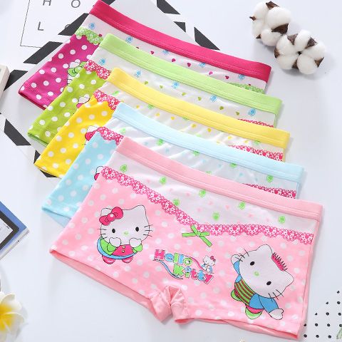 【5条装女童内裤】卡通可爱粉色儿童内裤小女孩平角内裤宝宝孩子