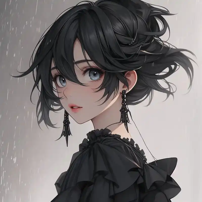 94冷酷女生动漫头像集96