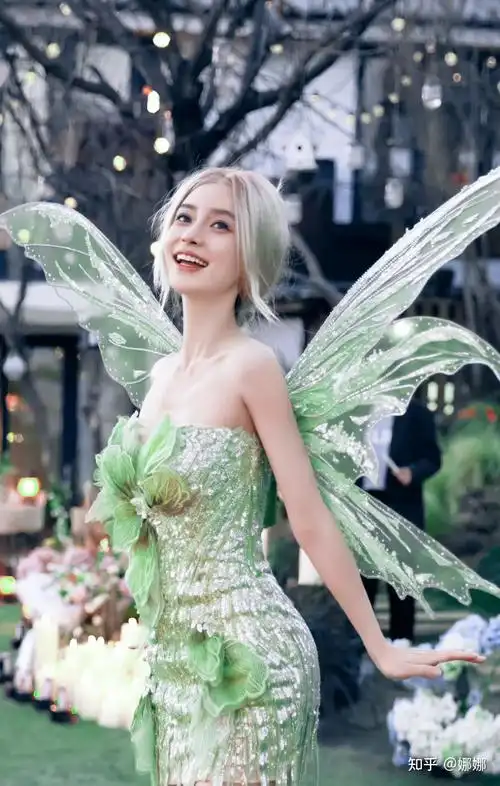 angelababy森林精灵造型|看美女心情会变好