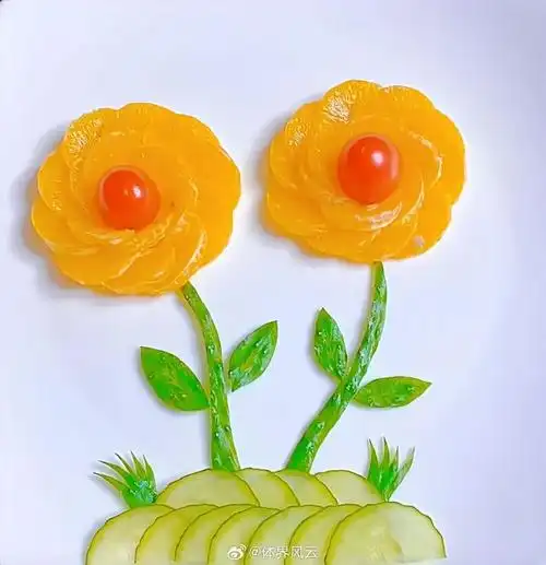 又到吃橘子的季节,来一份赏心悦目的花式摆盘#一年中最冷的时候来了