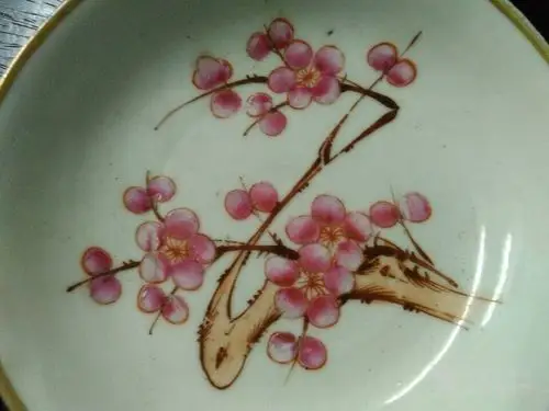 民国梅花盘子