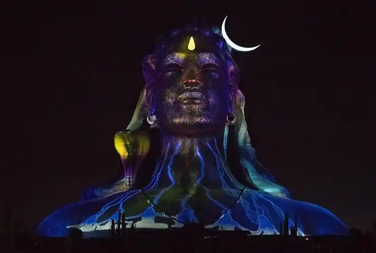 多图注意搜桌面壁纸碰巧搜到印度湿婆巨大半身像有不少看起来比较惊悚