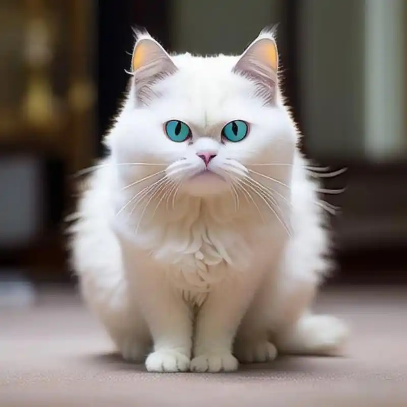 动物头像,波斯猫 波斯猫睁开它那宝石一般的眼睛,猫眼宝石就是这么来