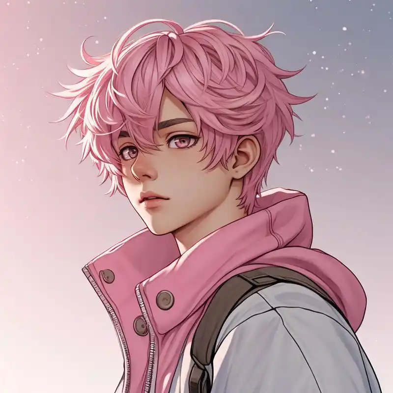 今天给大家带来一组超级炫酷的粉色系男生头像,是不是感觉萌萌哒又带