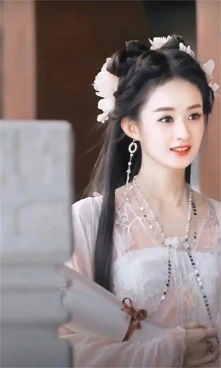 赵丽颖这个古装造型是真的美啊～ 67