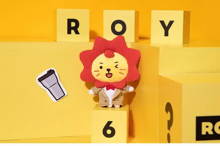 roy6莱阳11cm钥匙扣挂件盲盒公仔动漫卡通萌趣可爱玩偶挂件line