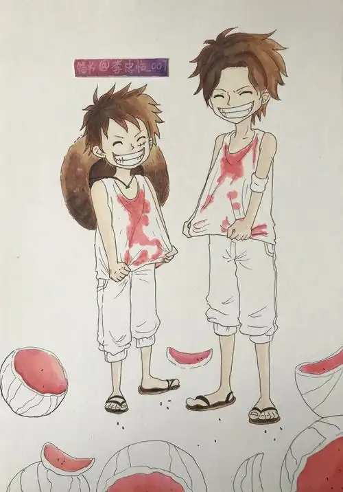 画の喃喃自语(202)—两兄弟 - 简书