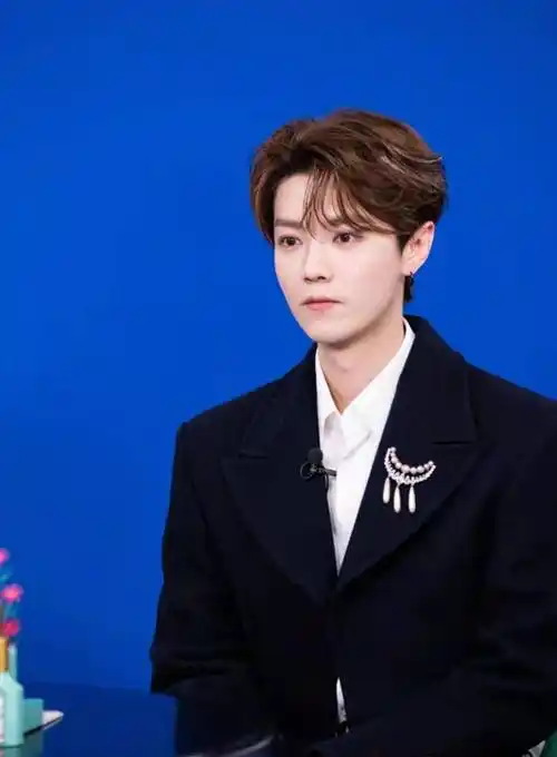 鹿晗最新出镜截图状态,越来越"姨"化:粉丝夸不下去程度_活动_短发