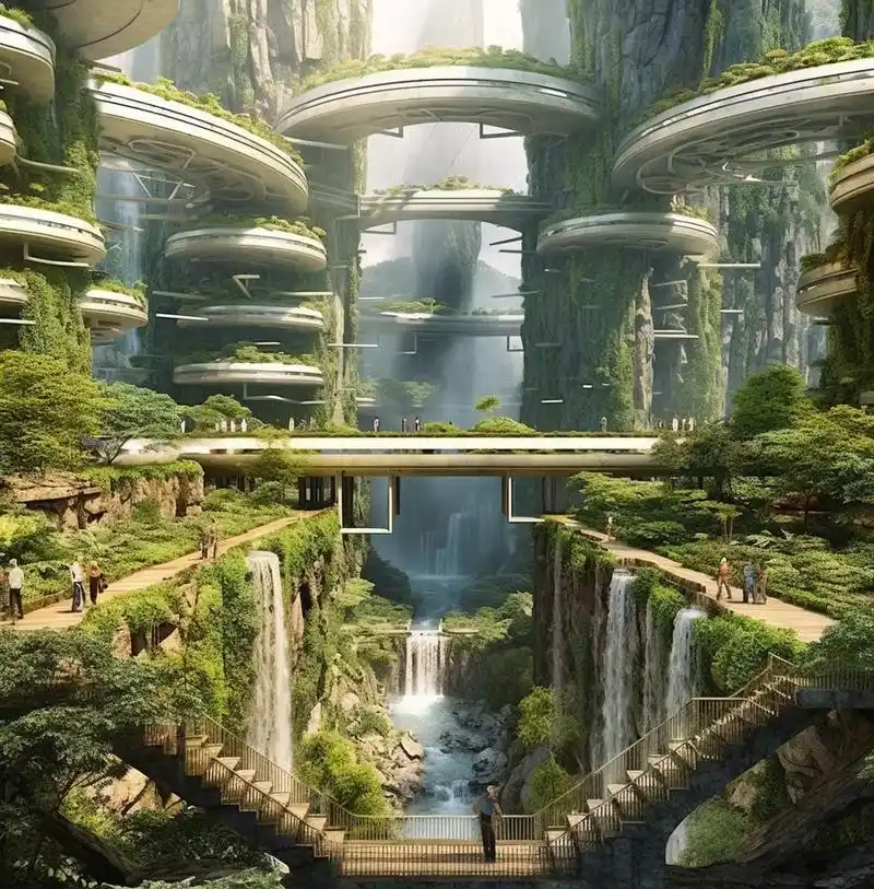 进入未来科技感满满的城市,你将被一场前 - 抖音