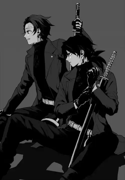 动漫男生 cr:@见水印 手绘插画/漫画少女/可爱卡通/旧漫壁纸/锁屏屏保