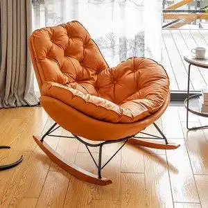 北欧摇摇椅阳台家用休闲沙发客厅卧室摇椅躺椅大人单人懒人沙发椅