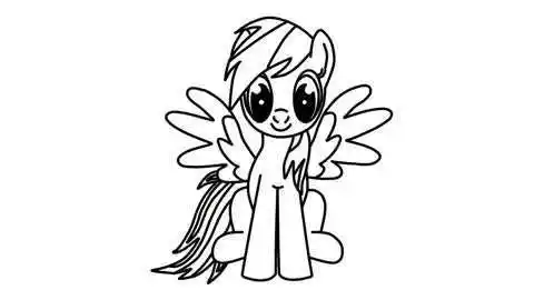 快乐画画:小马宝莉中的云宝