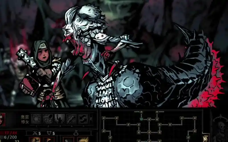 白白暗黑地牢伯爵夫人极暗直播通关实录配置蛮女麻风小丑修女