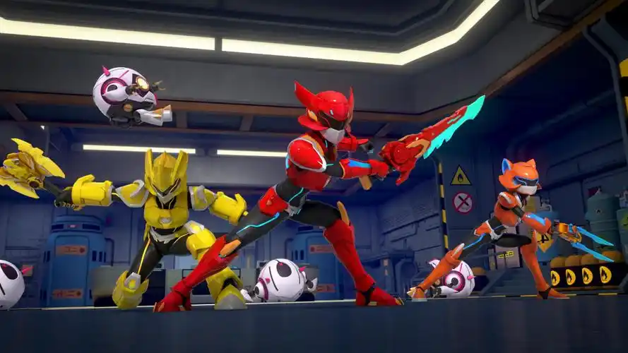 《铠兽超人2超次元战队》精彩预告_主题曲:铠兽力量