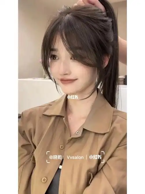 任何角度都无死角的 瘦脸八字刘海[ok]