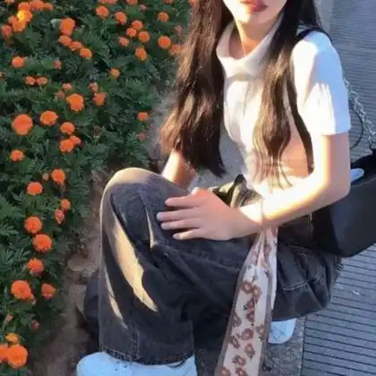 女生头像治愈仙气温柔可爱高清图片