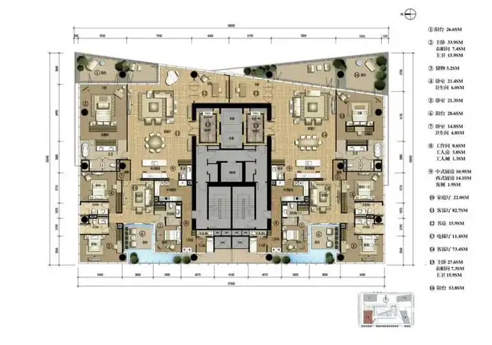 深圳湾一号中国顶豪的游乐场