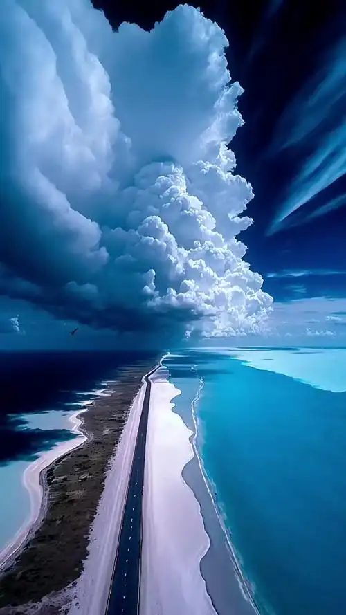 治愈系风景 蓝色治愈系 视觉震撼 去看可以治愈一切的海 带你看风鞍