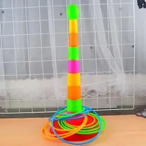 套圈小玩具地摊奖品摆件摆摊套圈圈环塑料互动项目夜市神器网红