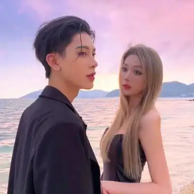 超甜超宠溺的情头 真人宠溺到爆的情侣头像图片_情侣头像_头像屋