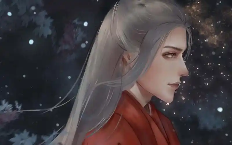 古风板绘山河令不疯魔不成活摸一只白发老温