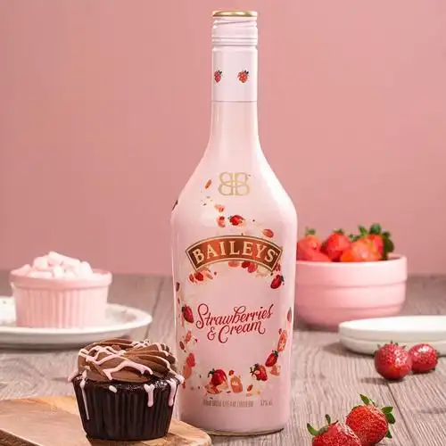 百利奶油草莓利口酒爱尔兰进口女士洋酒力娇鸡尾酒力娇酒