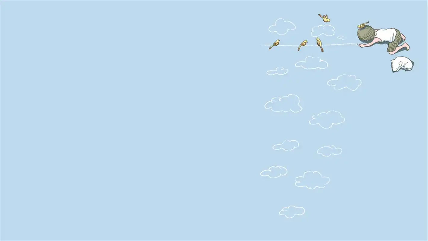 简约的手绘卡通可爱个性图片桌面壁纸高清下载 _ 图片网