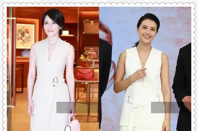 当俞飞鸿和高圆圆同穿深v裙的那一刻,我才知道什么叫气质如兰!