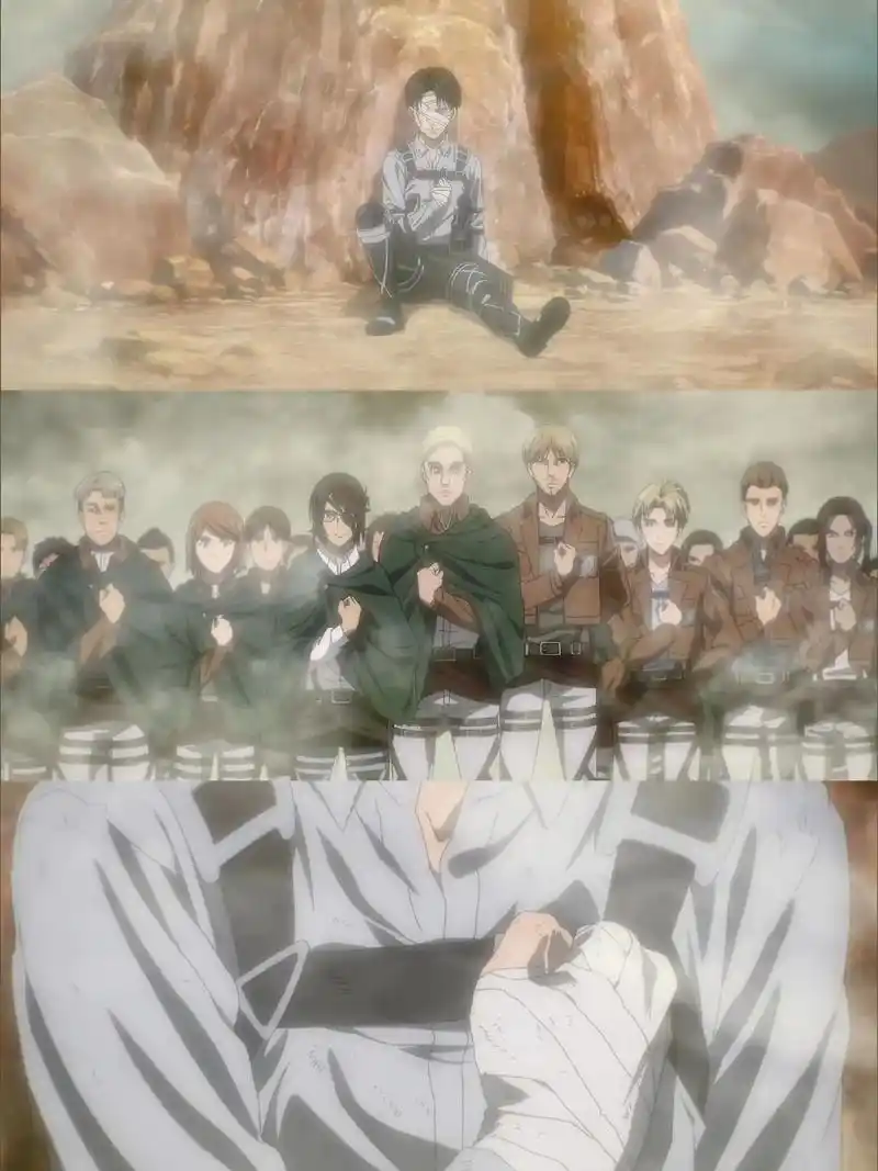 一路走好 艾伦最后一次献出心脏01#艾伦#三笠#进击的巨人最 - 抖音